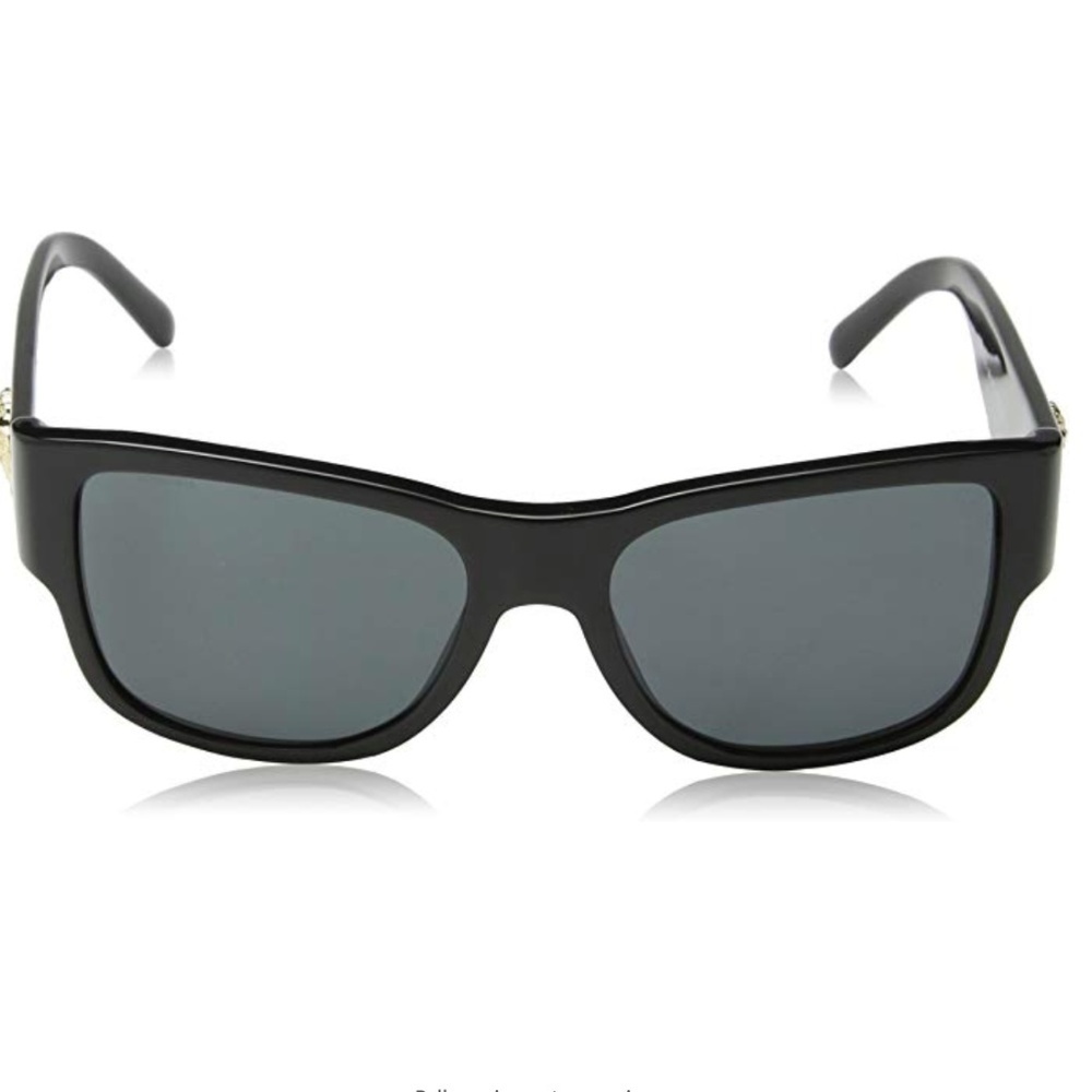 Versace Sunglasses Black w/ Gold Emblem - Picture 4 of 6